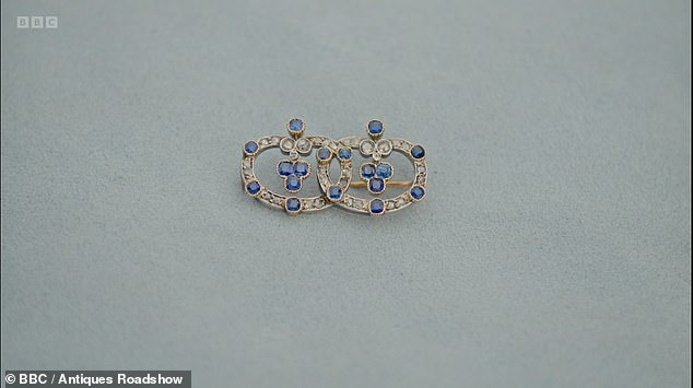 The guest explained she had purchased the brooch from a charity shop and that it was 'in with a lot of other costume jewellery and it just didn't feel like costume jewellery'