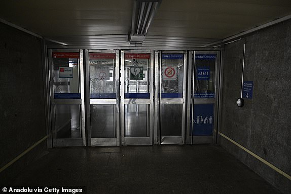 MADRID, SPAIN - APRIL 28: A view of Madrid as a widespread power outage struck Spain and Portugal around midday Monday, with the causes still unknown, in Madrid, Spain on April 28, 2025. (Photo by Burak Akbulut/Anadolu via Getty Images)