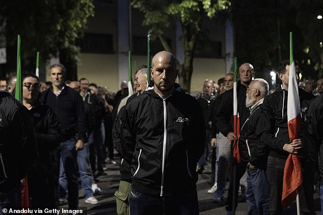 A plaque for Ramelli was also revealed last month at his old school in Milan, despite protests from left-wing students
