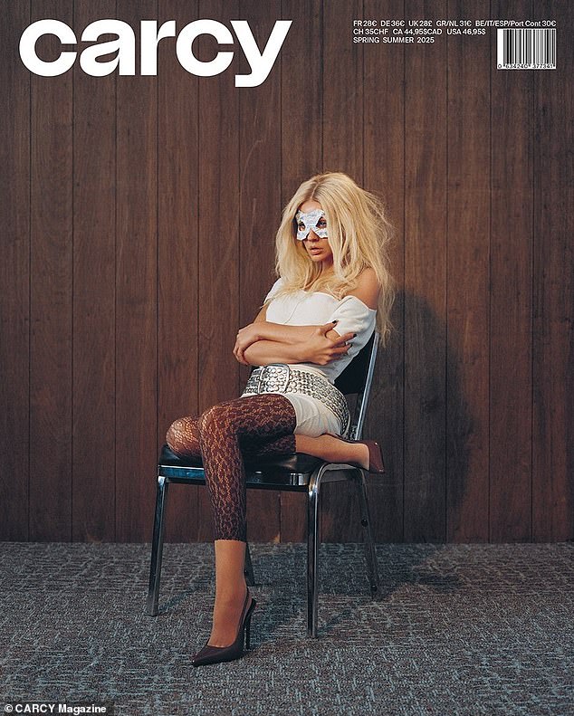 The Dirrty hitmaker is on the cover of the latest issue of Carcy magazine