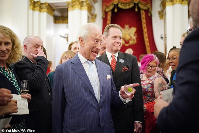 The King was diagnosed with an undisclosed form of cancer in January last year following routine surgery for an enlarged prostate