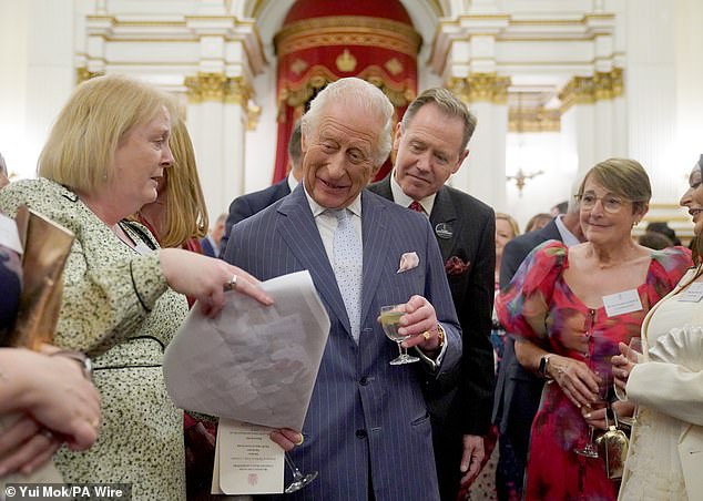 The King says that as long-term patrons of a number of organisations working in the field, he and the Queen have seen ‘at first-hand how you not only fund vital research and deliver exceptional healthcare but also create spaces where patients and their families find sanctuary'