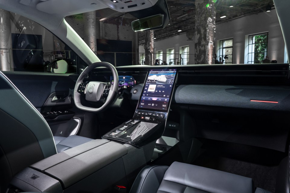 Citroen C5 Aircross interior.