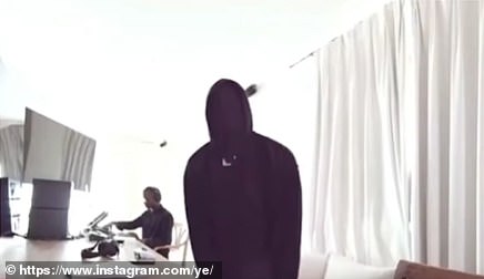 On Wednesday, West vented about not seeing her, as well as his three younger kids - daughter Chicago, seven; and sons Saint, nine, and Psalm, five as he ranted in a room while clad in an all-black ensemble and a mask