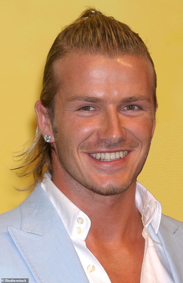 His man bun garnered 15 per cent of votes (seen in 2003)
