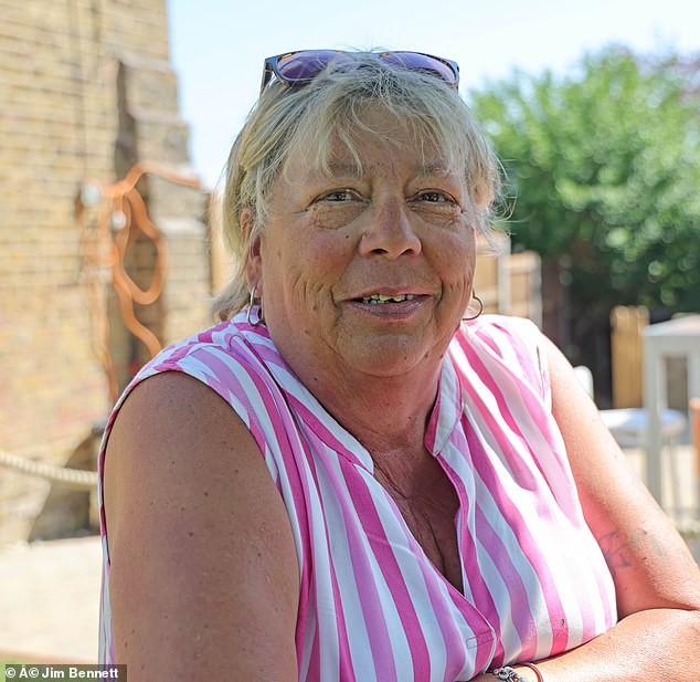 Julie Evans, 65, (pictured) who runs the Five Bells pub in the centre of the beleaguered village, said: 'They're kids at the end of the day, that's all they are'