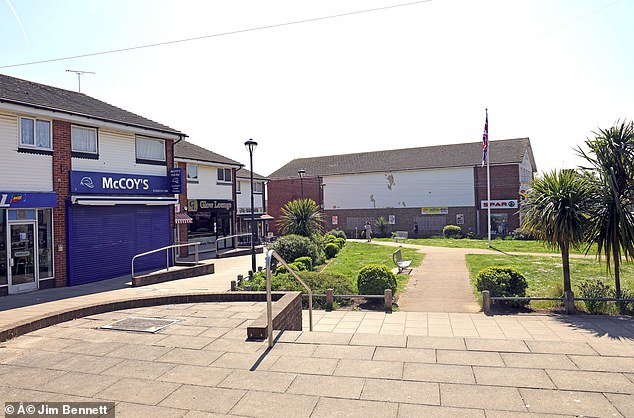 Pictured: A general view of Hoo High Street that has been affected by anti-social behaviour