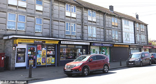 A spokesman for Kent Police said it had received reports of anti-social behaviour involving young people at the business and that an investigation is underway (Pictured: Hoo High Street)