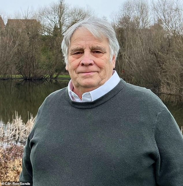 Independent Councillor Ron Sands, 72, told MailOnline that the lack of policing in the area meant the yobs would continue to 'push the boundaries'