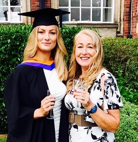 Initial reports had assumed Jade¿s death was a tragic accident. But last night SkyHigh Skydiving issued a statement saying that her death is suspected to have been 'a deliberate act'. Pictured: Ms Damarell (left) with her mother