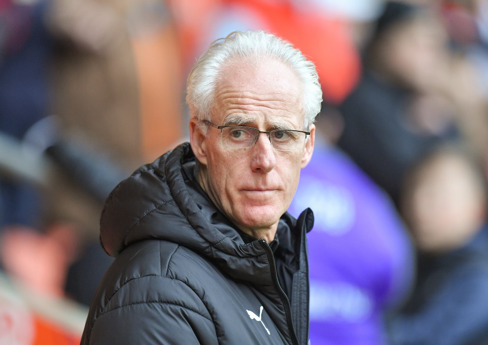 Mick McCarthy, Blackpool's manager.
