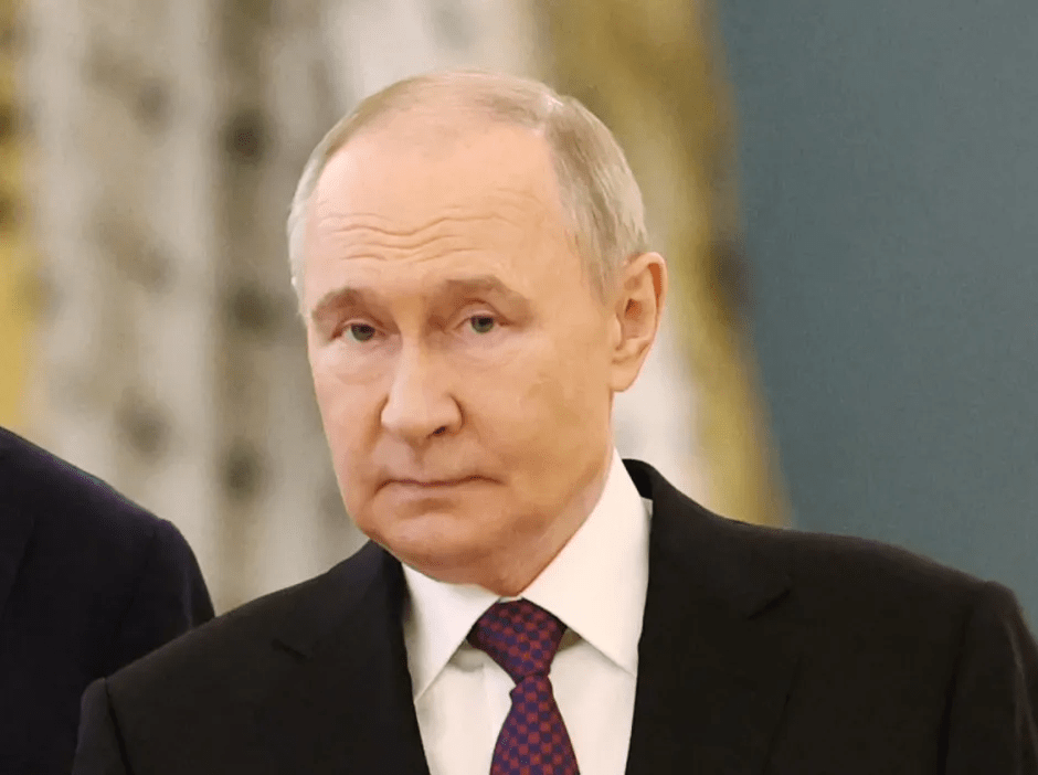 Portrait of Vladimir Putin.