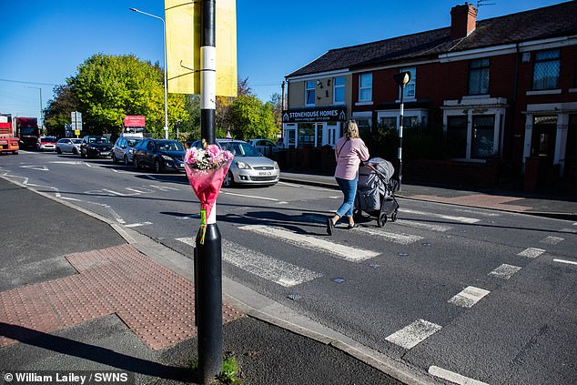 The victim, a woman in her 30s, had been on the pedestrian crossing when she was struck by the vehicle in Bamber Bridge, Lancashire, on Sunday, September 29 last year