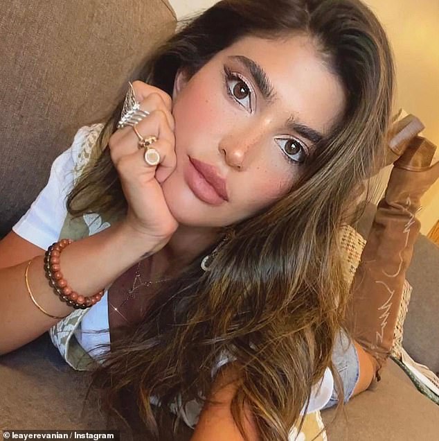 Lea Yerevanian (pictured) was waiting for an Uber outside Kings Cross St Pancras station at about 8.30pm when she nearly fell foul to the cruel trick