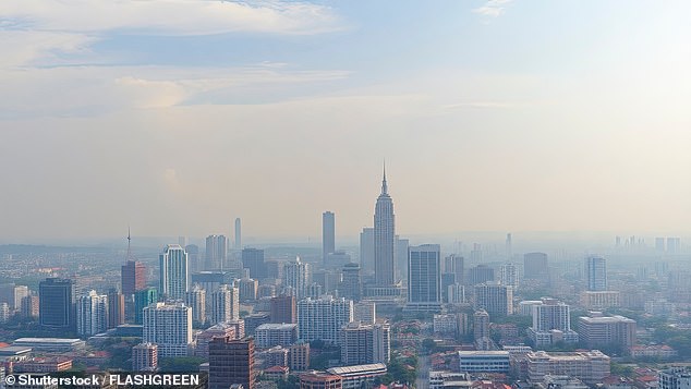 The city is enshrouded by a thick layer of fog for over 100 days of the year