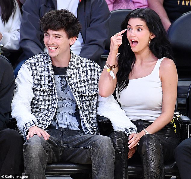 Jenner put on an animated display during the game