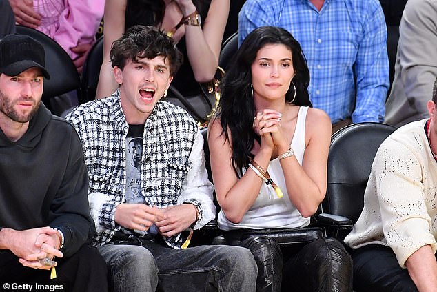 Chalamet was unable to hold back his frustration as the game heated up
