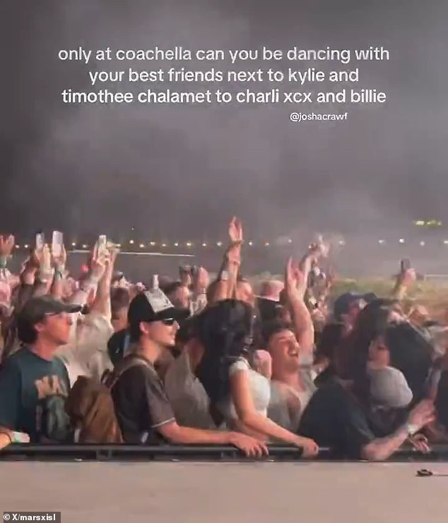 The couple were spotted at Charli XCX's set during Weekend One of the annual music festival