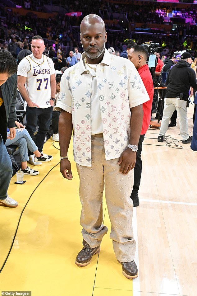 Also in attendance at the game was Corey Gamble, who has been in a long-term relationship with Kylie's mother Kris