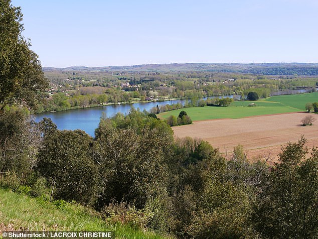 The victim had been part of a football team of women aged over 50 who trained between Calès and Trémolat (pictured)