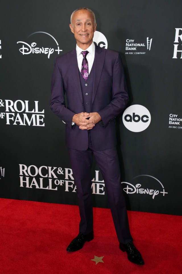 Andrew Ridgeley at the Rock & Roll Hall of Fame Induction Ceremony.