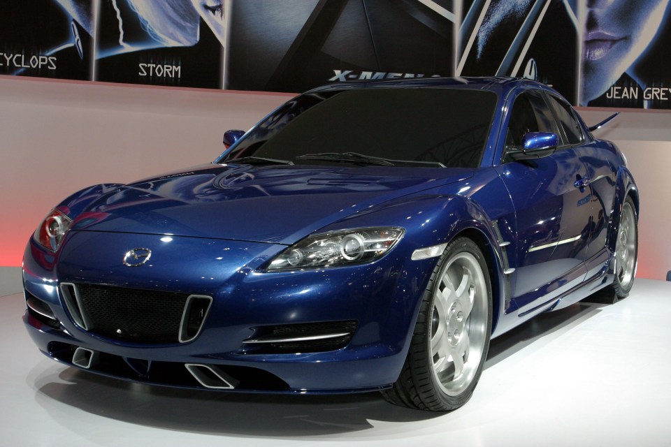 Mazda RX-8 X-Men car at the Tokyo Auto Salon.