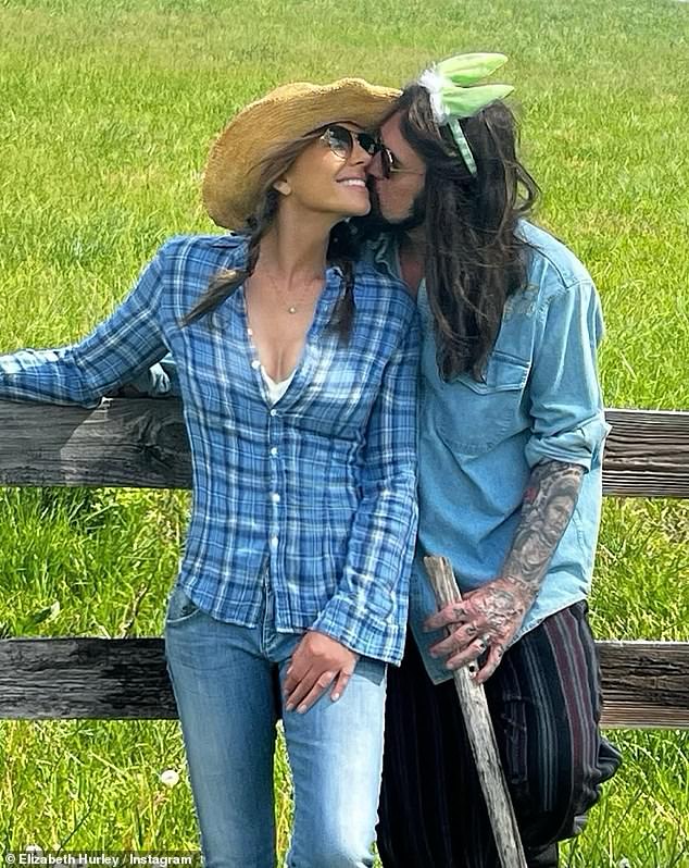 Billy Ray also teased that there would be more photos of them coming since taking their relationship public on Easter with a sweet photo of him giving her a kiss on the cheek