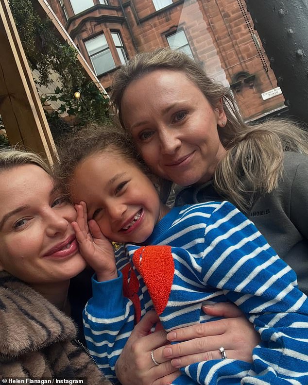 She posted a cute snap of her in a light brown fur coat as she was joined by daughter Delilah, six, who shares with footballer ex Scott Sinclair along with Matilda, nine, and Charlie, four