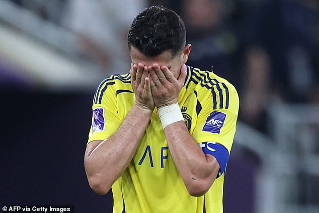 Ronaldo is likely to end the season trophyless after Al-Nassr's loss to Japanese side Kawasaki