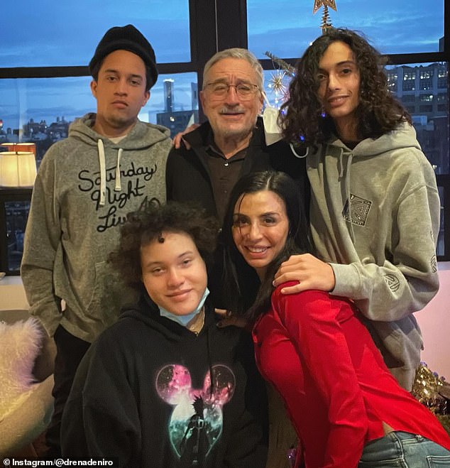 'I loved and supported Aaron as my son, and now I love and support Airyn as my daughter,' the Oscar winner said in a statement to TMZ on Wednesday; seen with Airyn (bottom left)