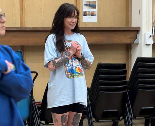 Ms Lanning (pictured) and the unnamed pupil spent hours chatting on the phone and Instagram, discussing their feelings for each other