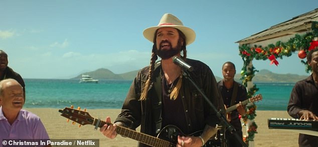 And during his time on the Island, Billy, who takes on the supporting character Jimmy Love, forms a budding friendship with the ill-stricken father (left: Kelsey Grammer) and his daughters