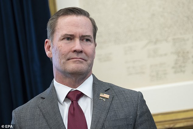 US National Security Advisor Michael Waltz at the White House