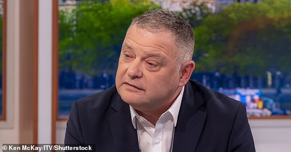 Editorial use only Mandatory Credit: Photo by Ken McKay/ITV/Shutterstock (15219298h) Mike Amesbury 'Good Morning Britain' TV show, London, UK - 24 Mar 2025