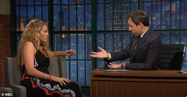 Seemingly unaware of his imminent faux-pas, Meyers began: 'You have a baby at home, and you have another baby on the way, congratulations'