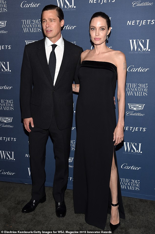 Jolie still has primary custody of her only remaining underage children - Knox and his fraternal twin sister Vivienne - with the 61-year-old Wolfs producer-star, and they finalized their divorce on Christmas Day (pictured in 2015)