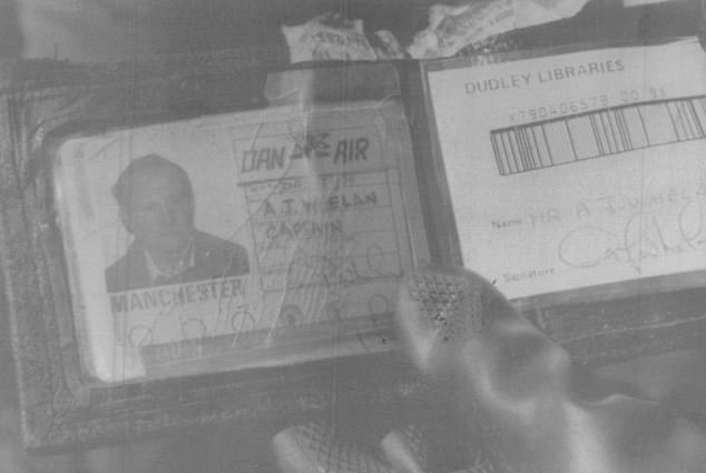 Captain Wheelan's wallet was found among the rubble of the crash