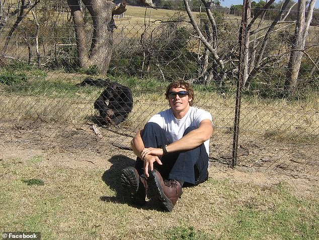 Oberle, an American researcher, was giving tourists a lecture at the sanctuary as part of his master's degree in Anthropology and Primatology