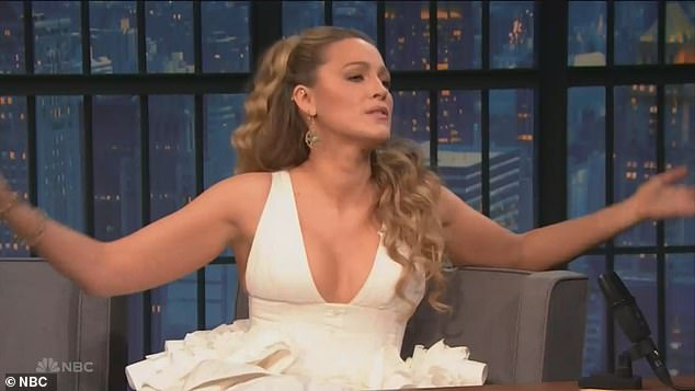 The interview was Lively's first talk show appearance since her legal feud with Baldoni began last December