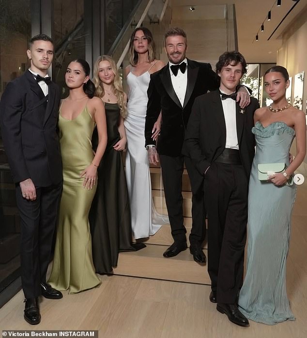 It will be a whole family affair on Friday as they all gather for his lavish meal out in London