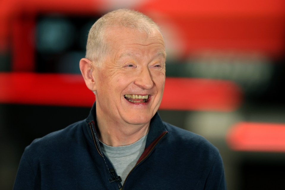 Steve Davis OBE smiling.