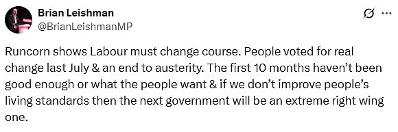 Labour MPs quickly demanded a change of direction from Sir Keir