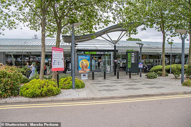 The BP petrol station linked to this Welcome Break South Mimms motorway service station is charging 29p-a-litre more for petrol and diesel than a Tesco forecourt a matter of miles away