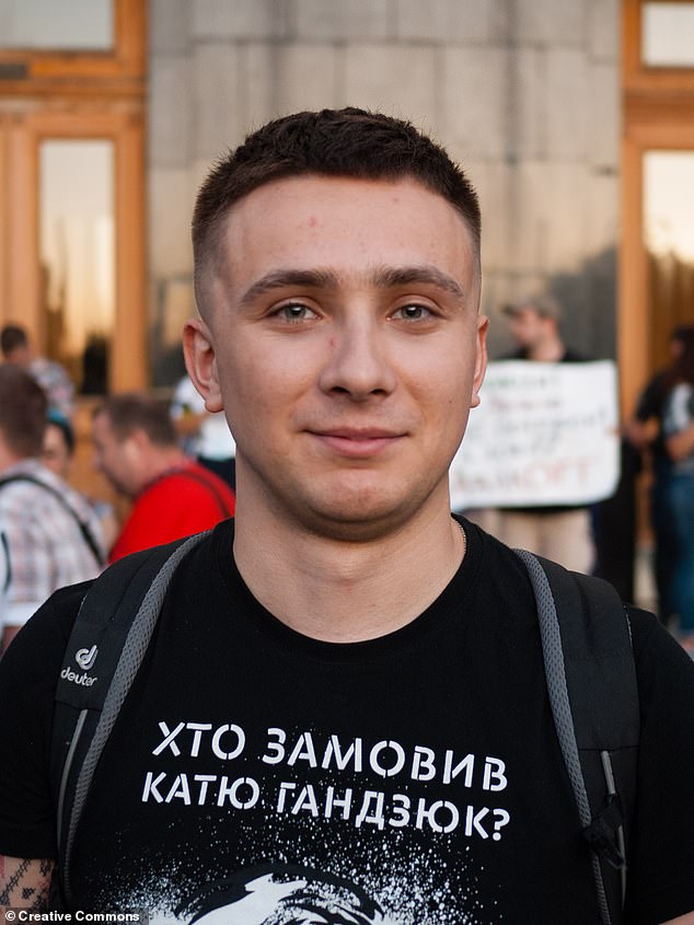 Sternenko is one of the most well-known Ukrainian activists on social media, with over two million YouTube subscribers and 840,000 Telegram followers