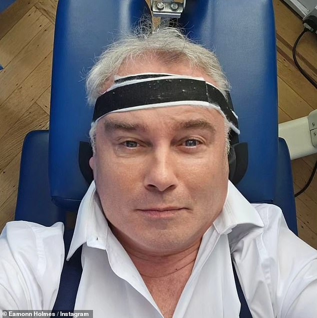 Eamonn underwent a spine and neck stretching procedure in September 2023 after he admitted he 'hadn't recovered' from his back surgery
