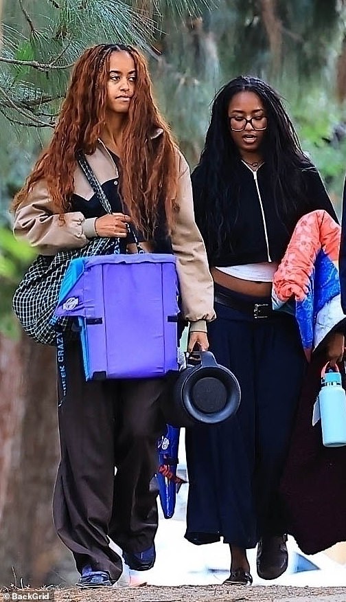 The former first daughters have been spotted out and about the city since they moved in 2021 and 2022 respectively