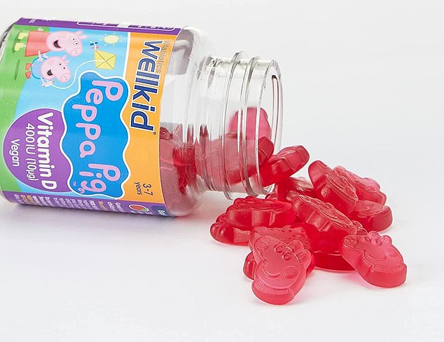 Vitabiotic's Wellkid Peppa Pig Multi-Vits were found to have more sugar than a Haribo starmix jelly bear
