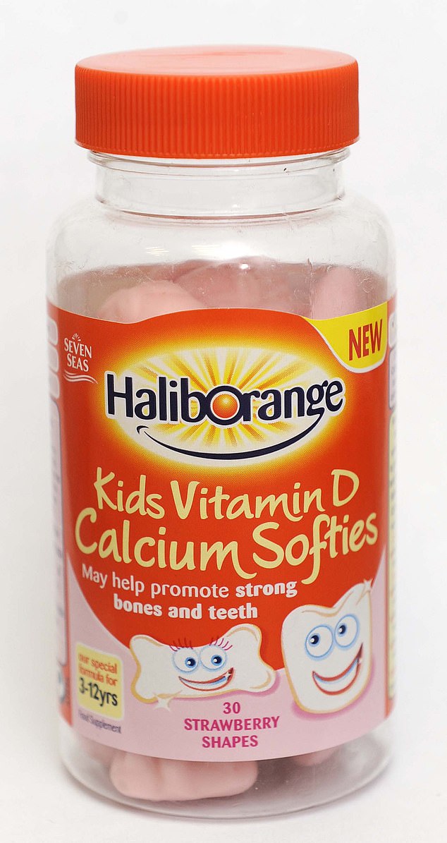 Haliboorange softies contained 1.46 sugar per serving and only contained 2.5 micrograms of vitamin D