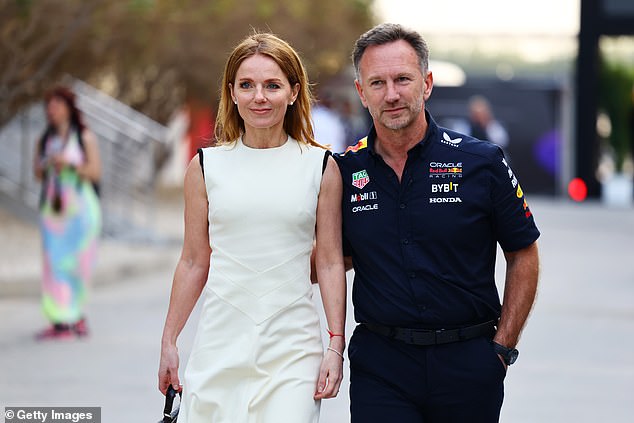 Geri’s husband Christian Horner (right) is the boss of Formula 1 racing team Red Bull, while Simon is a huge fan and a regular in the pit lane at grand prix around the world - this weekend they will come face to face at the Miami race as Fuller has an invitation from Red Bull