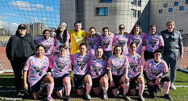 Stonewall FC, an LGBTQ+ orientated football team (pictured) started in 1991 and based in East London, said they were 'deeply saddened' by the decision